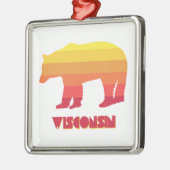 Wisconsin Beer Metalen Ornament (Links)