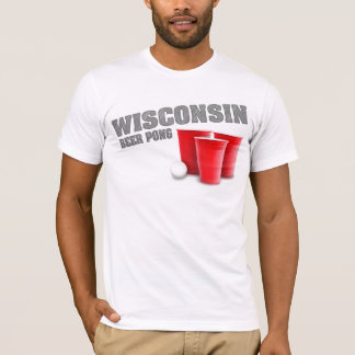 Wisconsin Beer Pong T-Shirt