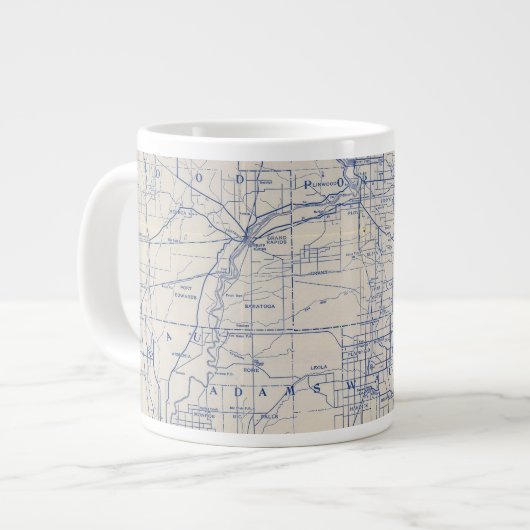 Wisconsin Bicycle Road Map 2 Grote Koffiekop (Links)