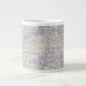 Wisconsin Bicycle Road Map 2 Grote Koffiekop (Voorkant)
