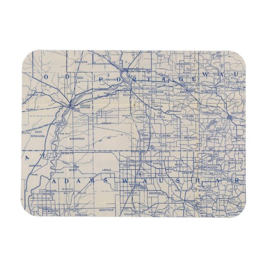 Wisconsin Bicycle Road Map 2 Magneet (Horizontaal)