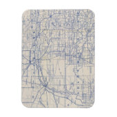 Wisconsin Bicycle Road Map 2 Magneet (Verticaal)
