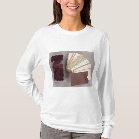 Wisconsin Bicycle Road Map 2 T-shirt (Voorkant)