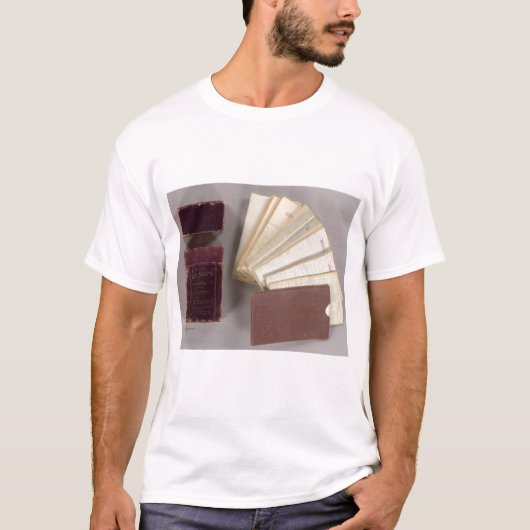 Wisconsin Bicycle Road Map 2 T-shirt (Voorkant)
