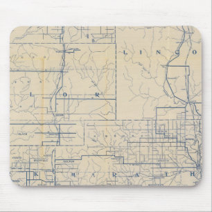 Wisconsin Bicycle Road Map 3 Muismat