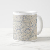 Wisconsin Bicycle Road Map 6 Grote Koffiekop (Voorkant rechts)