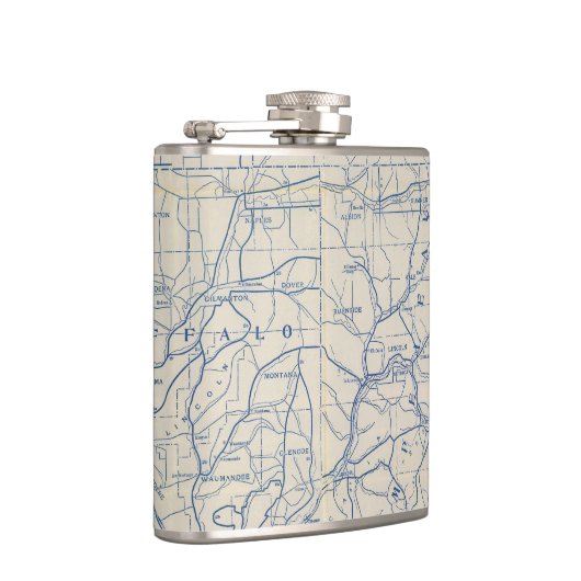 Wisconsin Bicycle Road Map 6 Heupfles (Rechts)