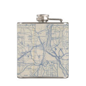 Wisconsin Bicycle Road Map 6 Heupfles (Achterkant)