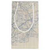Wisconsin Bicycle Road Map 6 Klein Cadeauzakje (Voorkant)