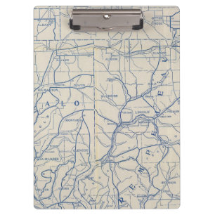 Wisconsin Bicycle Road Map 6 Klembord