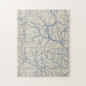 Wisconsin Bicycle Road Map 6 Legpuzzel (Verticaal)