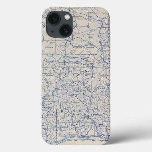 Wisconsin Bicycle Road Map iPhone 13 Hoesje