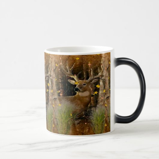 Wisconsin Big Buck Whitetail Deer Signature Mok (Rechts)