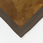 Wisconsin Big Buck Whitetail Herten handtekening Fleece Deken (Hoek)