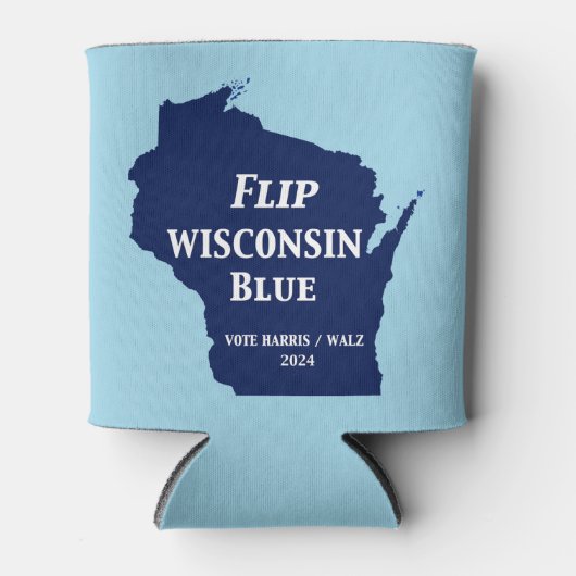 Wisconsin Blauw in 2024 Blikjeskoeler (Voorkant)