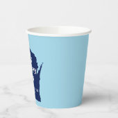 Wisconsin Blauw in 2024 Papieren Bekers (Links)