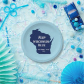 Wisconsin Blauw in 2024 Papieren Bordje (Feest)