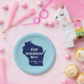 Wisconsin Blauw in 2024 Papieren Bordje (Feest)