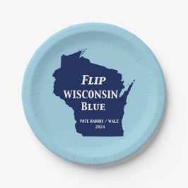 Wisconsin Blauw in 2024 Papieren Bordje