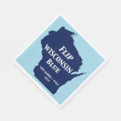 Wisconsin Blauw in 2024 Servet (Hoek)