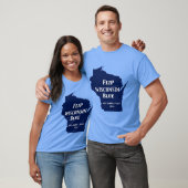 Wisconsin Blauw in 2024 T-shirt (Unisex)