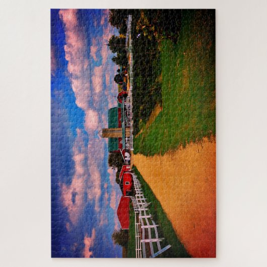 Wisconsin Boerderij Legpuzzel (Verticaal)
