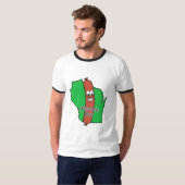 Wisconsin Bratman T-shirt (Voorkant volledig)