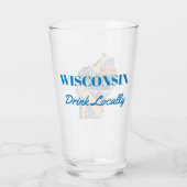 Wisconsin Brewery Glass Glas (Achterkant)