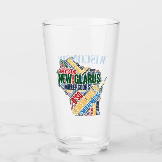 Wisconsin Brewery Glass Glas (Voorkant)