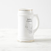 Wisconsin Brewery Thleed Beer Stein Bierpul (Voorkant rechts)