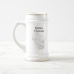 Wisconsin Brewery Thleed Beer Stein Bierpul