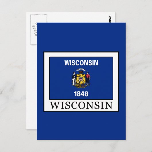 Wisconsin Briefkaart (Voorkant / Achterkant)