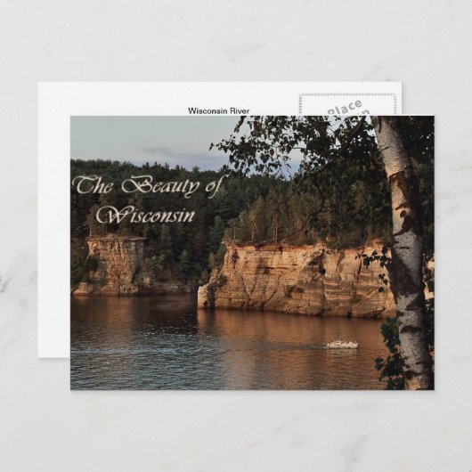 Wisconsin Briefkaart (Voorkant / Achterkant)
