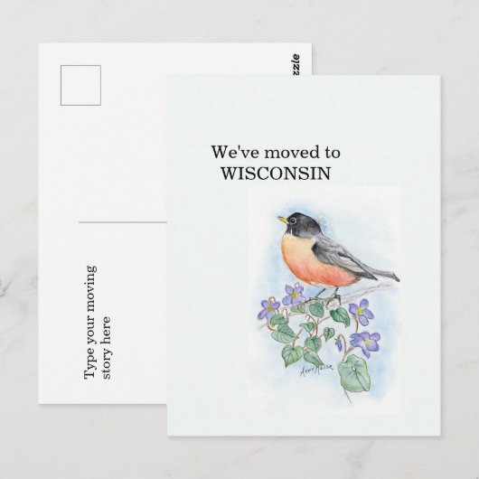 Wisconsin Briefkaart (Voorkant / Achterkant)