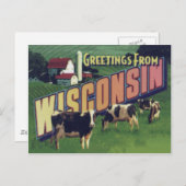 Wisconsin Briefkaart (Voorkant / Achterkant)