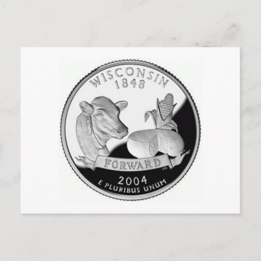 Wisconsin Briefkaart (Voorkant)