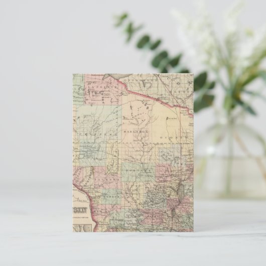 Wisconsin Briefkaart (Staand voorkant)