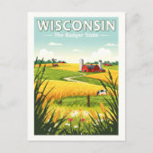  Wisconsin Briefkaart (Voorkant)
