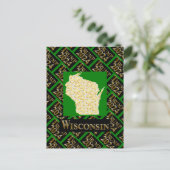 WISCONSIN BRIEFKAART (Staand voorkant)