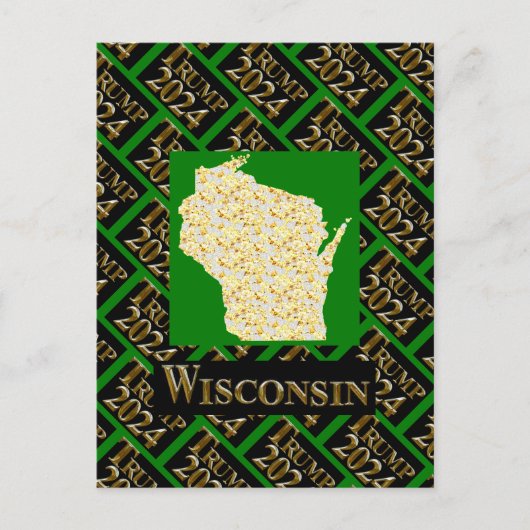 WISCONSIN BRIEFKAART (Voorkant)