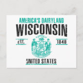Wisconsin Briefkaart (Voorkant)