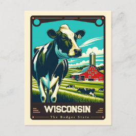 Wisconsin | Briefkaart van patriottische geest