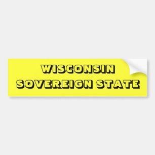WISCONSIN BUMPERSTICKER