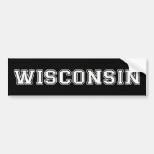 Wisconsin Bumpersticker (Voorkant)