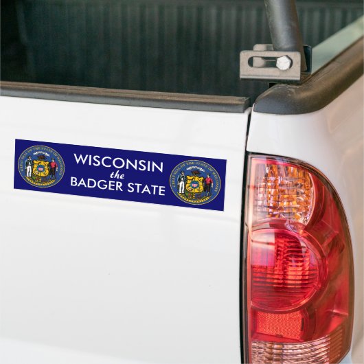 Wisconsin Bumpersticker (Op Truck)