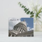 Wisconsin Capitol Briefkaart (Staand voorkant)