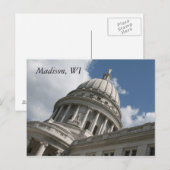 Wisconsin Capitol Briefkaart (Voorkant / Achterkant)