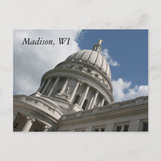 Wisconsin Capitol Briefkaart (Voorkant)