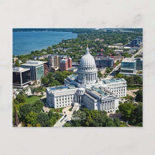 Wisconsin Capitol, Madison Briefkaart (Voorkant)
