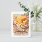 Wisconsin Cheddar Cheese (American Food Series) Briefkaart (Staand voorkant)
